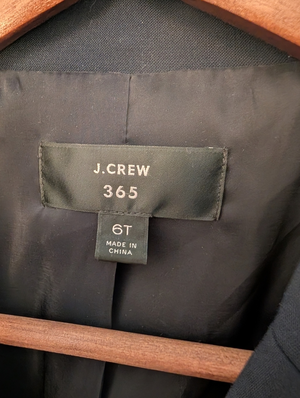 J. Crew Tall Slim Single-Button Blazer In Navy Everyday Wool, 6T (Tall) - Picture 5 of 11